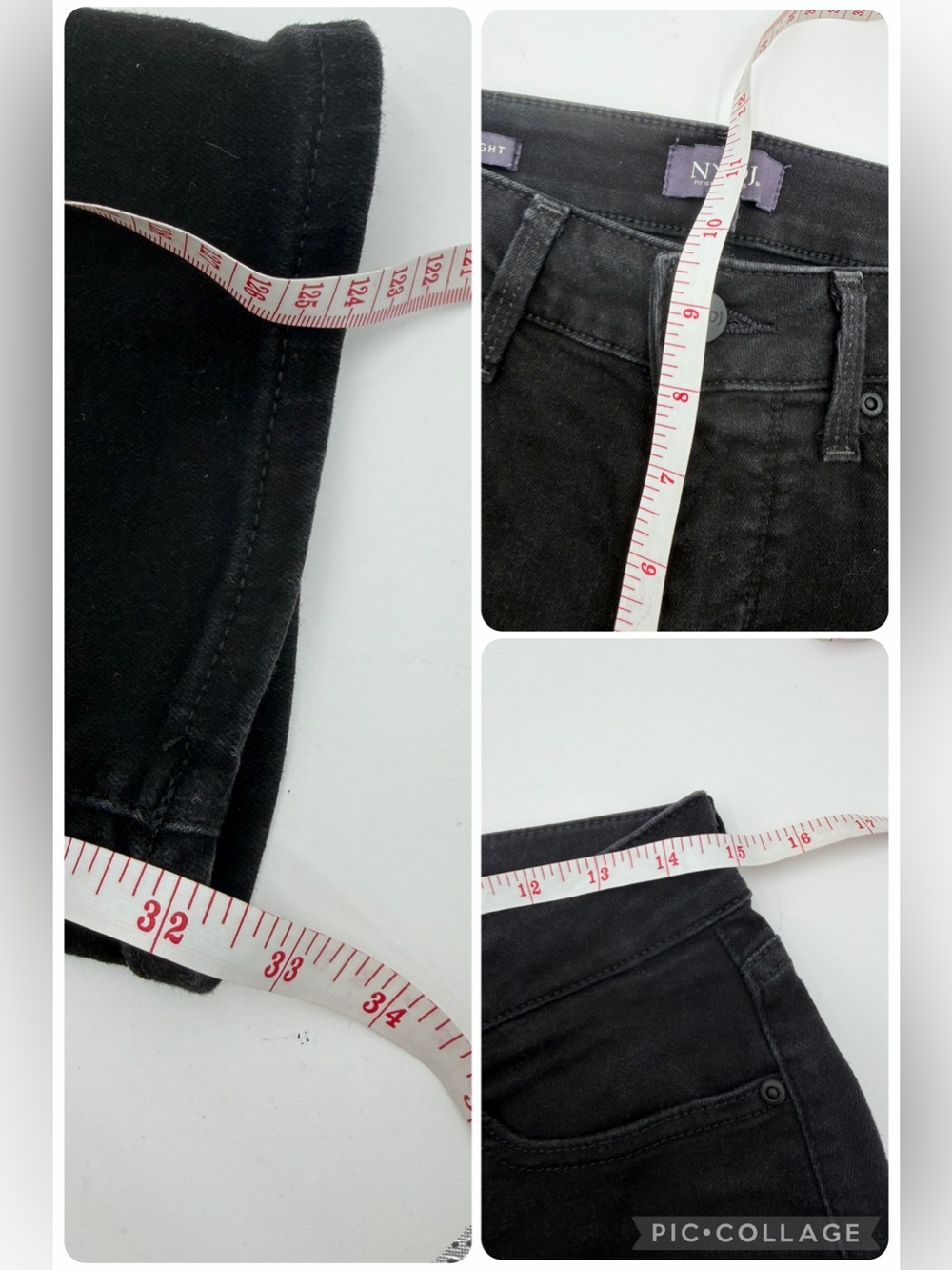 NYDJ Jeans Bundle 3 Pair Size 4 | Ami Skinny, Marilyn Straight & Bootcut - Picture 3 of 16